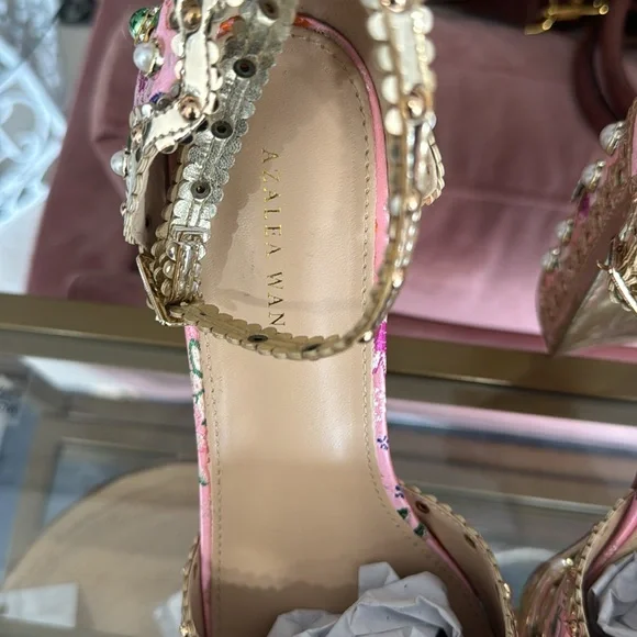 AZALEA WANG CICI Jeweled Heels - Picture 3 of 4